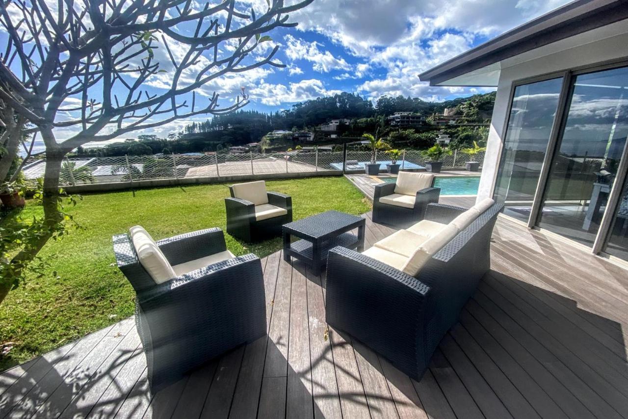Villa Tiki Wonderfull sea view Punaauia  Esterno foto