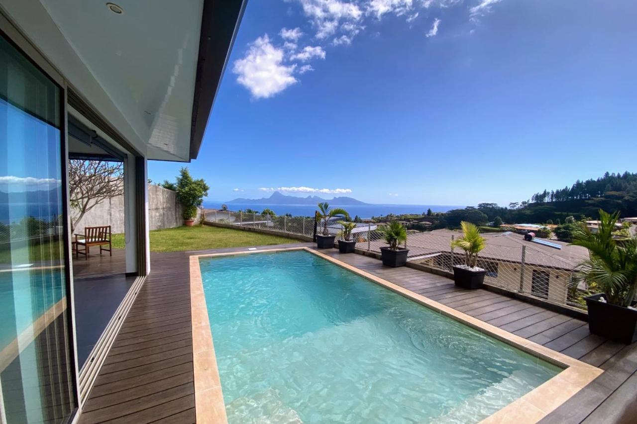 Villa Tiki Wonderfull sea view Punaauia  Esterno foto